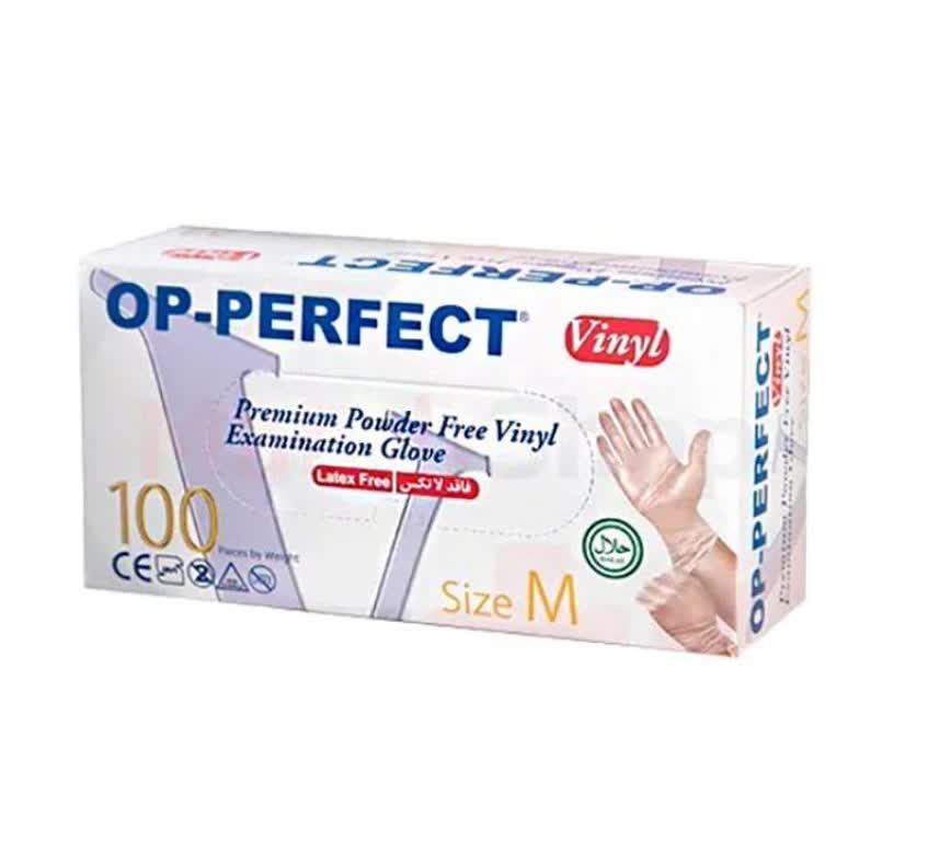دستکش وینیل OP Perfect سایز مدیوم (M)