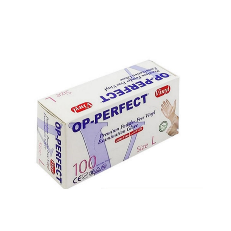 دستکش وینیل OP Perfect سایز لارج (L)